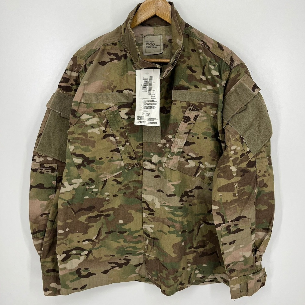Military OCP Multicam ACU Army Combat Uniform Coat Jacket Medium Regular NWT